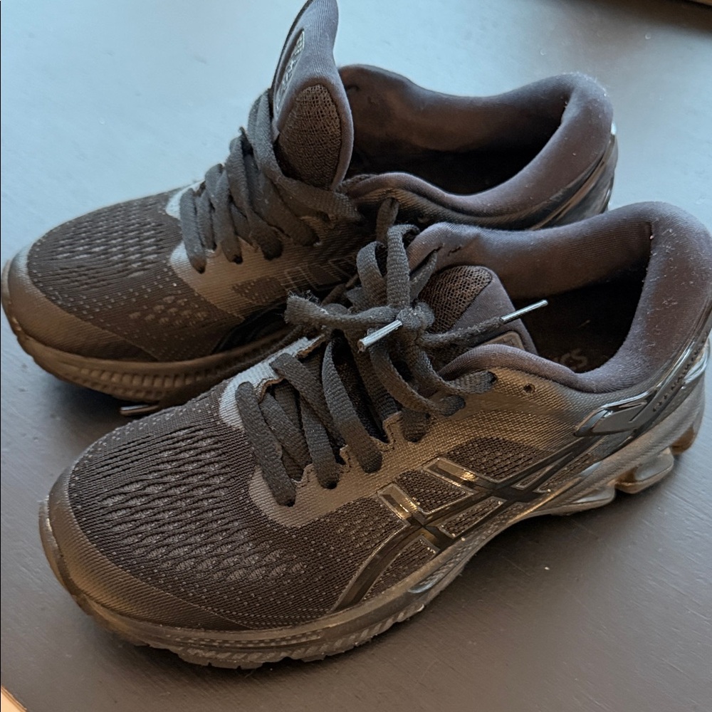 Black Womens Asics Sneakers